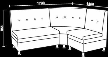 Кухонный угловой диван Нео КМ-05 ДУ во Владивостоке - предосмотр 2